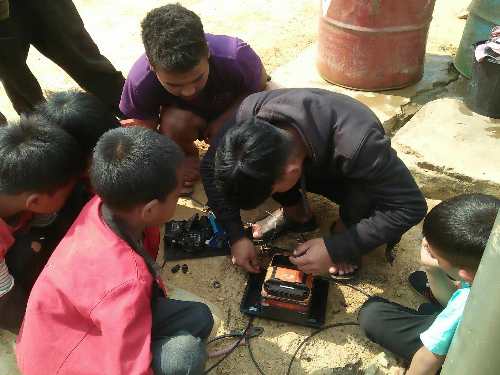 Internet installation work 3